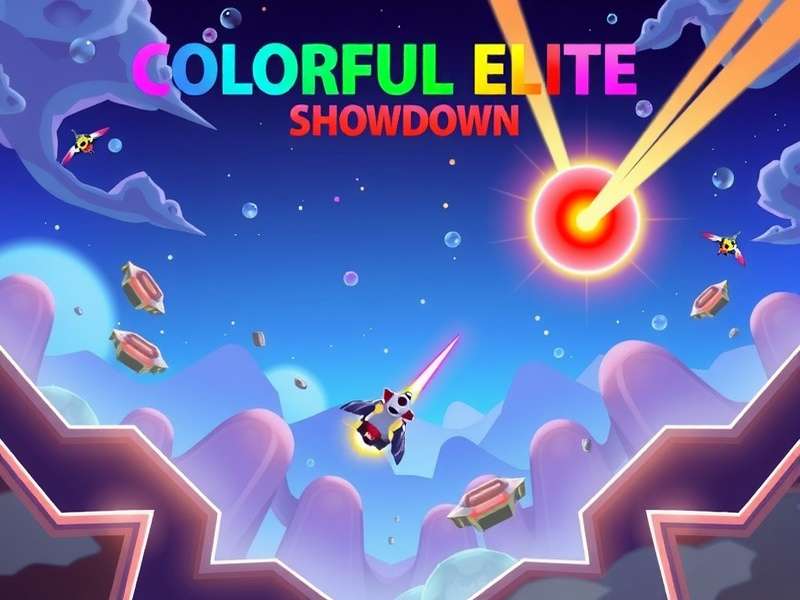 Colorful Elite Showdown Gameplay Screenshot